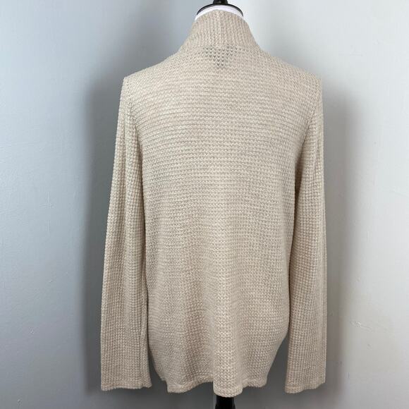 Mix by 41 Hawthorn Neutral Tan Knit Cocoon Cardigan Sweater Large - Picture 5 of 8